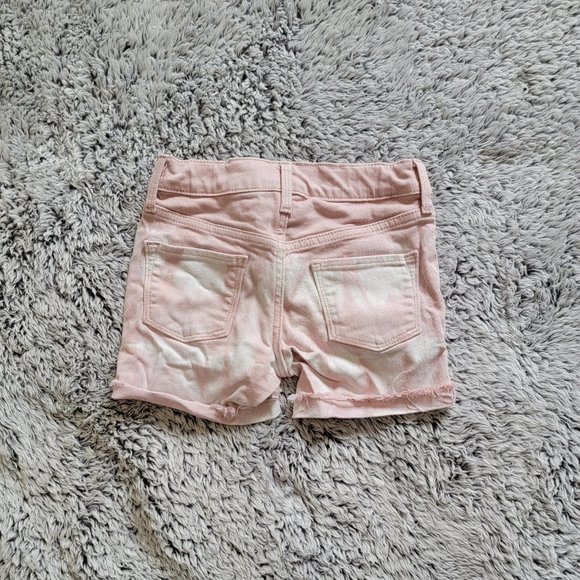 Old Navy Tie-Dye Frayed-Hem Jean Midi Shorts for Girls Size 7 - Picture 2 of 3